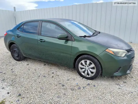 2015 Toyota Corolla Le VIN 2T1BURHE8FC247766 фото 4