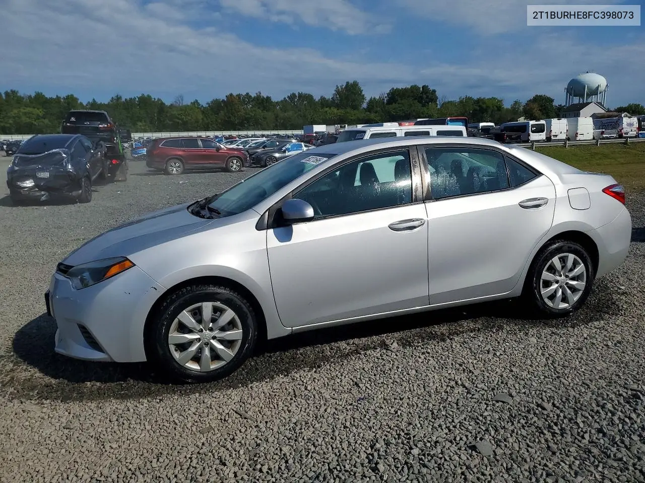 2T1BURHE8FC398073 Toyota Corolla 2015 — повреждение Сторона, фото до ремонта