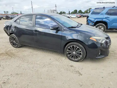 5YFBURHE5FP296696 — 2015 Toyota Corolla, фото 4 с аукциона Copart, Задняя часть