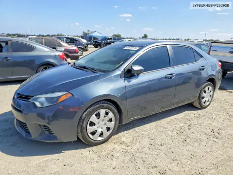 5YFBURHE8FP253938 — 2015 Toyota Corolla, Сторона, фото до ремонта