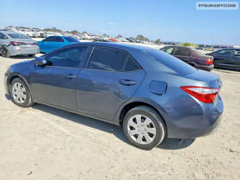 2015 Toyota Corolla L VIN 5YFBURHE8FP253938 фото 2