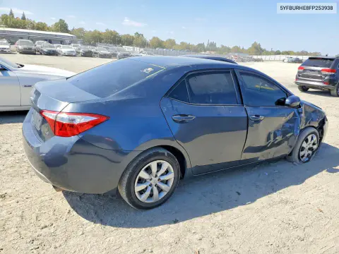 2015 Toyota Corolla L VIN 5YFBURHE8FP253938 фото 3