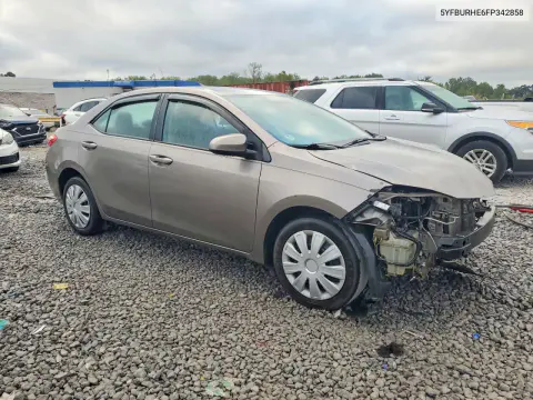 2015 Toyota Corolla Le VIN 5YFBURHE6FP342858 фото 4