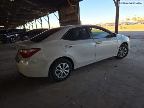 2015 Toyota Corolla Le Eco VIN 5YFBPRHEXFP236730 фото 3