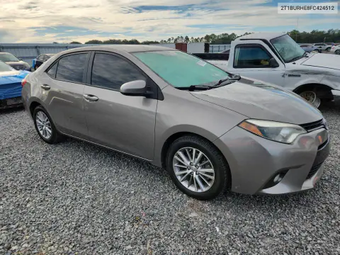 2015 Toyota Corolla Le Plus VIN 2T1BURHE8FC424512 фото 4