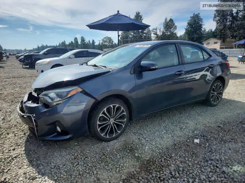 2T1BURHE8FC360956 — 2015 Toyota Corolla, Передняя часть, фото до ремонта