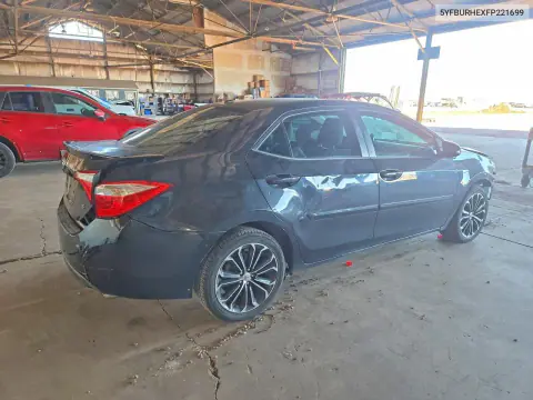 2015 Toyota Corolla S Plus VIN 5YFBURHEXFP221699 фото 3