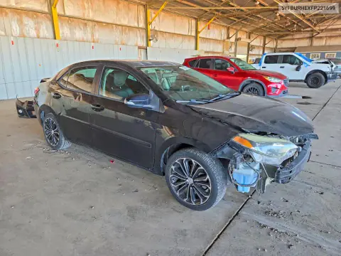 2015 Toyota Corolla S Plus VIN 5YFBURHEXFP221699 фото 4