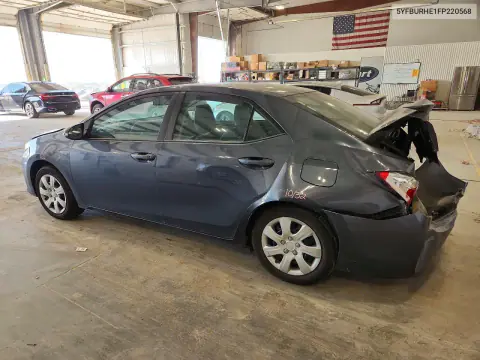 2015 Toyota Corolla S VIN 5YFBURHE1FP220568 фото 2