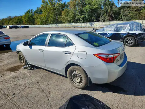 2T1BURHE6FC464393 — 2015 Toyota Corolla, фото 2 с аукциона Copart, Передняя часть
