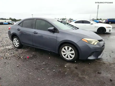 2015 Toyota Corolla Le VIN 5YFBURHE1FP326843 фото 4