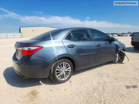 2015 Toyota Corolla Le Plus VIN 5YFBURHE7FP284906 фото 3