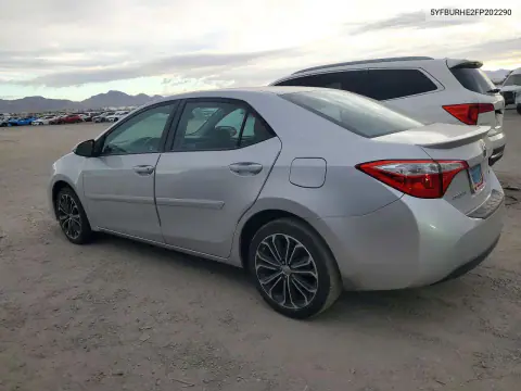 2015 Toyota Corolla S Plus VIN 5YFBURHE2FP202290 фото 2