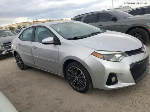 2015 Toyota Corolla S Plus VIN 5YFBURHE2FP202290 фото 4