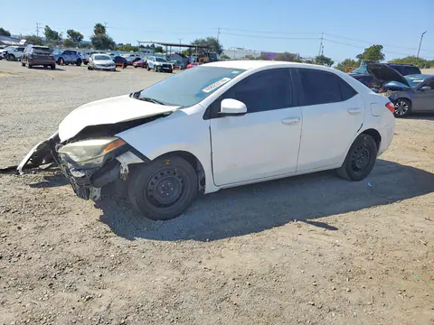 2T1BURHE8GC686807 — 2016 Toyota Corolla, Передняя часть (Front End), фото до ремонта