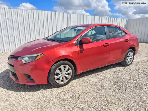 5YFBURHE9GP488690 — 2016 Toyota Corolla, Мелкие вмятины и царапины, фото до ремонта