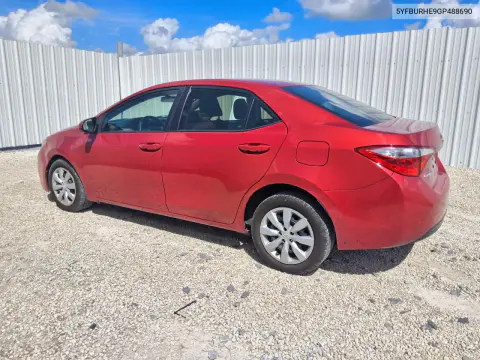 2016 Toyota Corolla Le VIN 5YFBURHE9GP488690 фото 2
