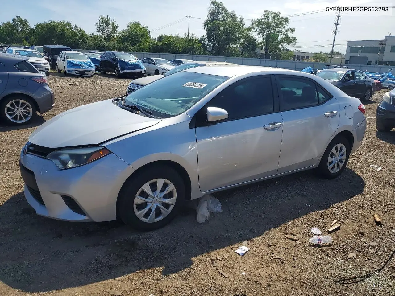 2016 Toyota Corolla L VIN 5YFBURHE2GP563293 фото 1