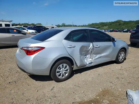 2016 Toyota Corolla L VIN 5YFBURHE2GP563293 фото 3