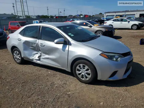 2016 Toyota Corolla L VIN 5YFBURHE2GP563293 фото 4