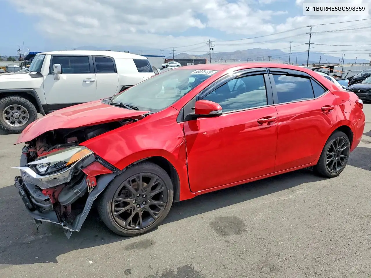 2016 Toyota Corolla S Special Edition VIN 2T1BURHE5GC598359 фото 1