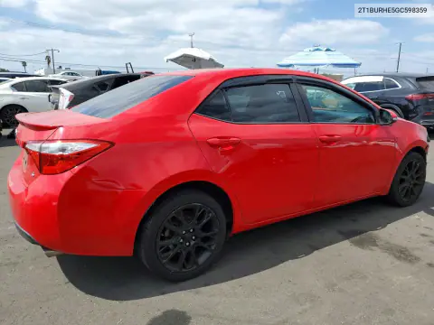 2016 Toyota Corolla S Special Edition VIN 2T1BURHE5GC598359 фото 3
