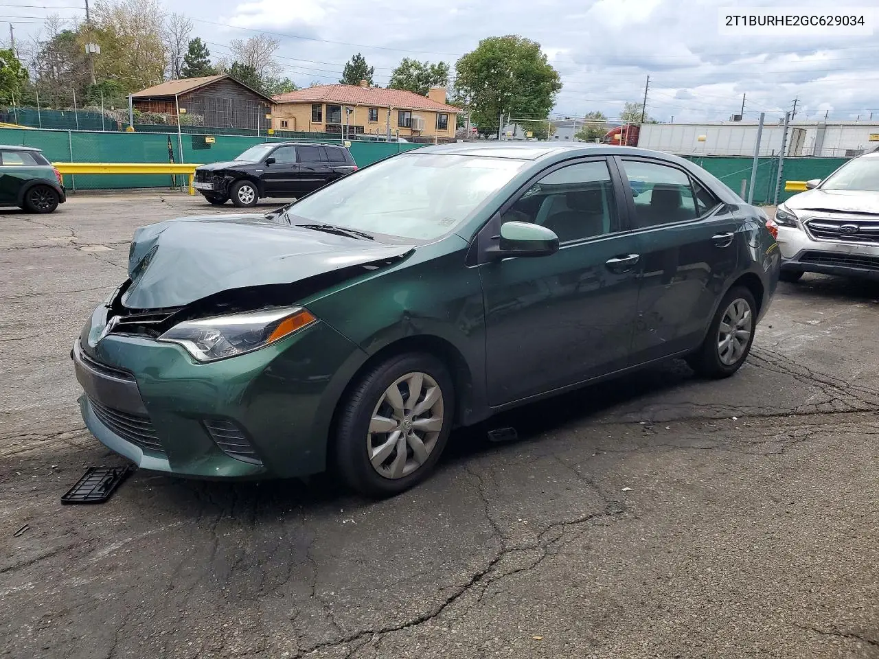 2016 Toyota Corolla Le VIN 2T1BURHE2GC629034 фото 1