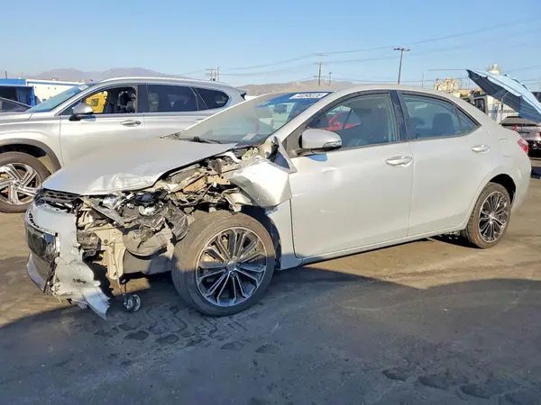 5YFBURHE0GP496659 — 2016 Toyota Corolla, Передняя часть (Front End), фото до ремонта