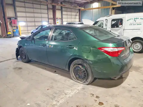 5YFBURHE4GP366979 — 2016 Toyota Corolla, фото 2 с аукциона Copart, Передняя часть
