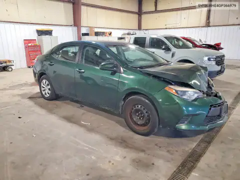 5YFBURHE4GP366979 — 2016 Toyota Corolla, фото 4 с аукциона Copart, Передняя часть