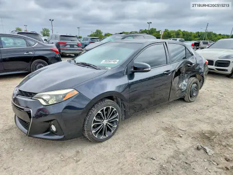 2T1BURHE2GC515213 — 2016 Toyota Corolla, Сторона, фото до ремонта