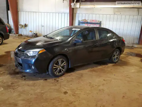 5YFBURHE9GP475745 — 2016 Toyota Corolla, Задняя часть, фото до ремонта