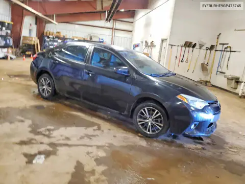 2016 Toyota Corolla Le Plus VIN 5YFBURHE9GP475745 фото 4