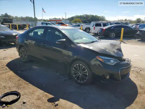 2016 Toyota Corolla S Plus VIN 2T1BURHE9GC734735 фото 4