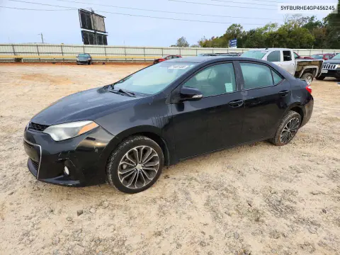 5YFBURHE4GP456245 — 2016 Toyota Corolla, Задняя часть, фото до ремонта