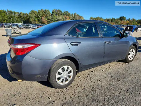2016 Toyota Corolla L VIN 2T1BURHE4GC649995 фото 3