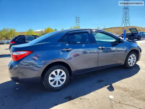 2016 Toyota Corolla L VIN 5YFBURHE2GP480530 фото 3