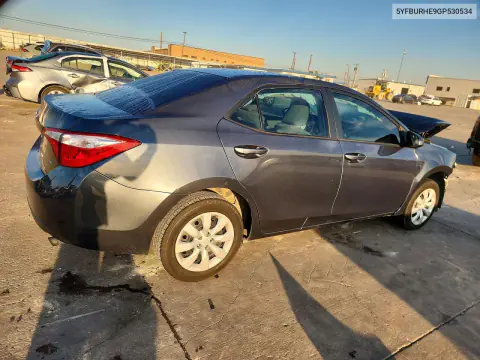 2016 Toyota Corolla Le VIN 5YFBURHE9GP530534 фото 3