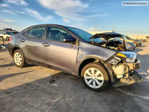 2016 Toyota Corolla Le VIN 5YFBURHE9GP530534 фото 4