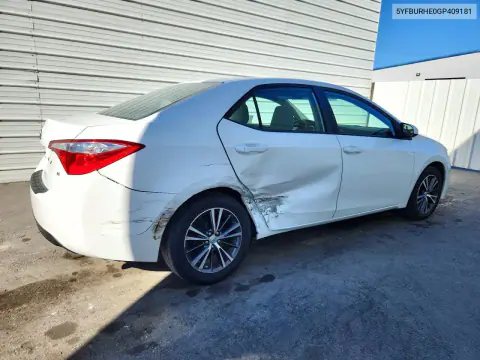 2016 Toyota Corolla Le Plus VIN 5YFBURHE0GP409181 фото 3