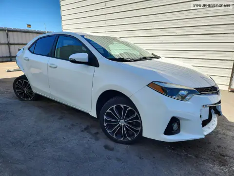 2016 Toyota Corolla S Plus VIN 5YFBURHE5GP401688 фото 4