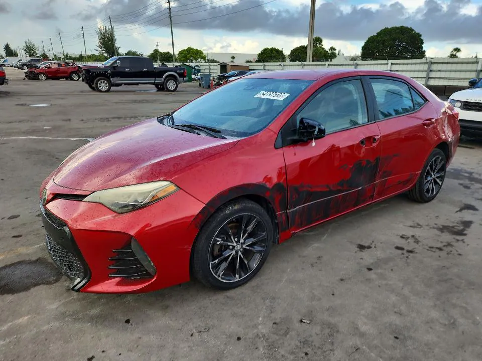 2017 TOYOTA COROLLA VIN 2T1BURHE1HC908721 фото 1