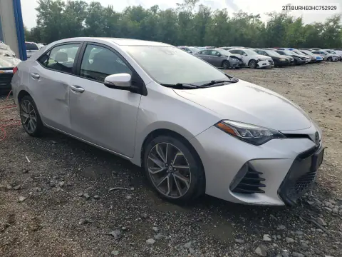 2017 Toyota Corolla Xse VIN 2T1BURHE0HC752929 фото 4