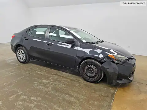 2T1BURHE4HC860647 — 2017 Toyota Corolla, фото 4 с аукциона Copart 15.10.2026, Передняя часть