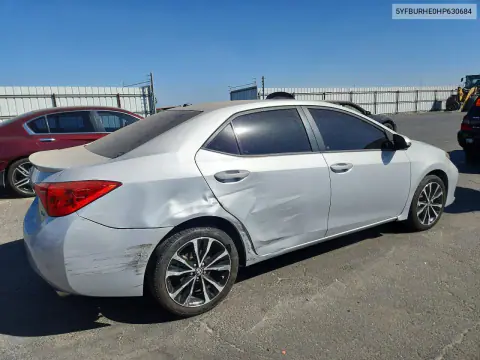 2017 Toyota Corolla Xse VIN 5YFBURHE0HP630684 фото 3