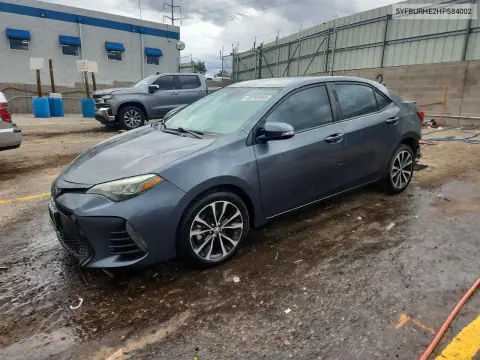 5YFBURHE2HP584002 — 2017 Toyota Corolla, Задняя часть, фото до ремонта