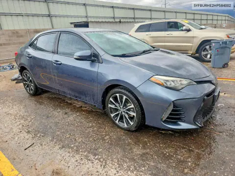 2017 Toyota Corolla Se VIN 5YFBURHE2HP584002 фото 4
