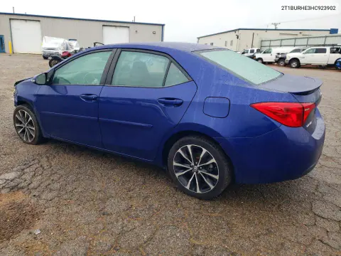 2017 Toyota Corolla Se VIN 2T1BURHE3HC923902 фото 2