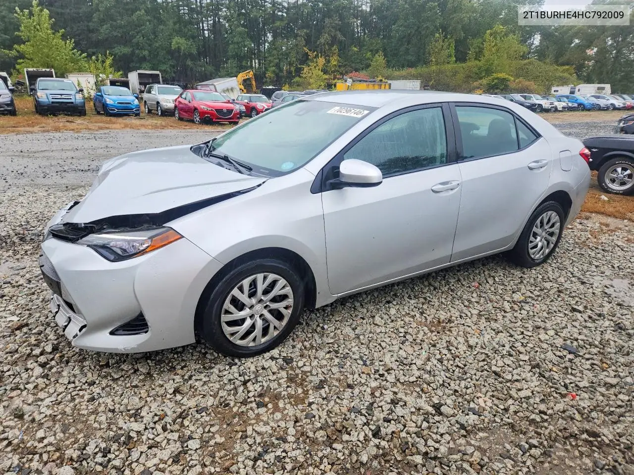 2017 Toyota Corolla Le VIN 2T1BURHE4HC792009 фото 1