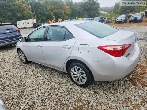 2017 Toyota Corolla Le VIN 2T1BURHE4HC792009 фото 2